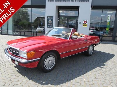 Occasion Mercedes 560 242 PK (177 kW) 1986 Rood Cabriolet