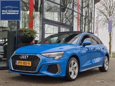 Occasion Audi A3 Sportback S-Line 204 PK (150 kW) 2023 Blauw Hatchback