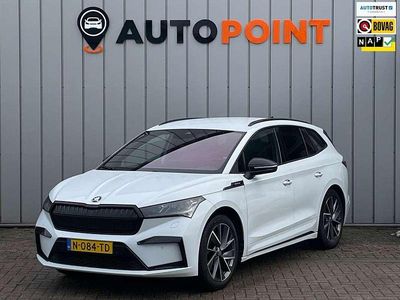 Wit Occasion 2021 Skoda Enyaq iV SportLine SUV | € 21.998 (Eerlijke prijs)
