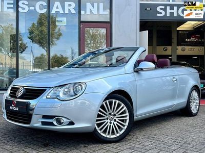 tweedehands VW Eos 2.0-16v FSI Vol Leder, Pano, Cruise, Stoelverw. Alle Luxe!