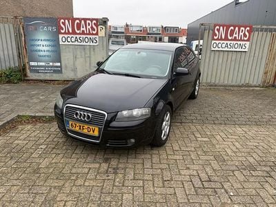 Zwart Gebruikt 2007 Audi A3 Ambition Hatchback | € 1.999 (Super prijs)