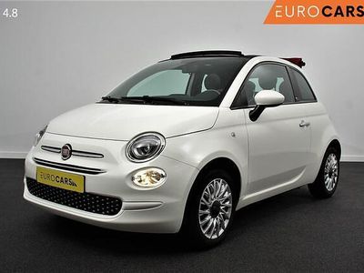 Wit Occasion 2020 Fiat 500C Lounge Cabriolet | € 13.490 (Eerlijke prijs)