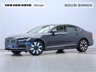 tweedehands Volvo S90 T8 455PK Long Range AWD Ultimate Bright / Nappa Leder / Stoelventilatie / 360gr Camera / Google / BLIS / Head Up / Harman Kardon /