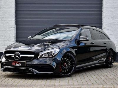 Zwart Gebruikt 2016 Mercedes CLA45 AMG Shooting Brake AMG Stationwagen | € 29.950