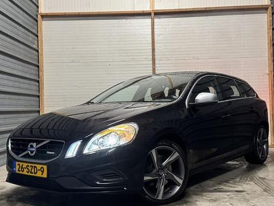 Occasion Volvo V60 R-Design 241 PK (177 kW) 2012 Zwart Stationwagen