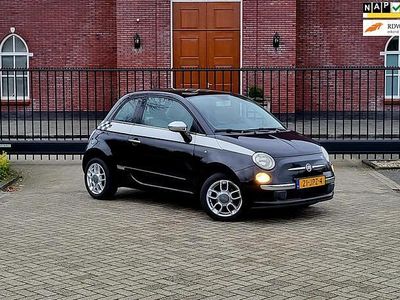 Zwart Gebruikt 2009 Fiat 500 Lounge Hatchback | € 3.999 (Eerlijke prijs)