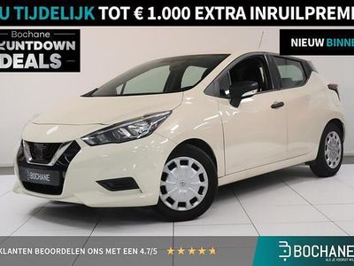 Wit Occasion 2020 Nissan Micra Visia Hatchback | € 9.700 (Eerlijke prijs)
