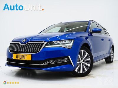 Occasion Skoda Superb 218 PK (160 kW) 2022 Blauw Stationwagen