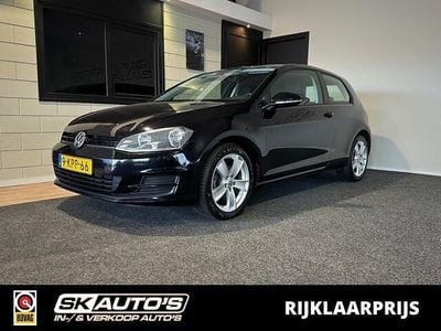 Zwart Occasion 2013 VW Golf VII Trendline Hatchback | € 6.995 (Eerlijke prijs)
