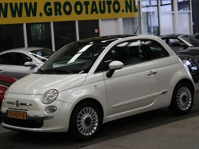 tweedehands Fiat 500 1.2 Lounge Automaat Panoramadak Airco Stuurbekra