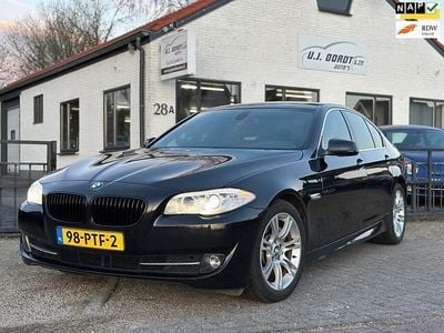 Zwart Gebruikt 2011 BMW 528 Executive Sedan | € 11.499 (Super prijs)