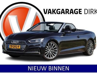 Occasion Audi A5 Cabriolet S-Line 191 PK (140 kW) 2018 Blauw Cabriolet
