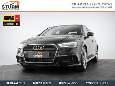 tweedehands Audi A3 Sportback 40 TFSI Sport S Line Edition Stuur- + Stoelverwarming Adapt. Cruise Control Park. Sensoren LED Koplampen Rijklaarprijs!