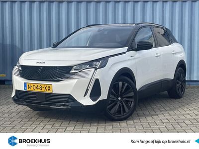 tweedehands Peugeot 3008 1.6 HYbrid 225 GT Pack Business l Elektrisch bedienbare achterklep l Adaptief Cruise l Camera l Comfort stoelen l Navigatie l Climate control l Sensoren voor en achter l DAB l Stoelverwarming l Standkachel l Getinte ramen l Full LED verlichti