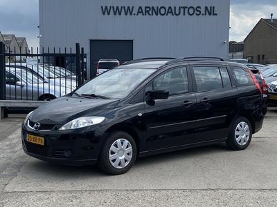 tweedehands Mazda 5 1.8 Touring 7-PERSOONS, AIRCO(CLIMA), 2X SCHUIFDEUR, 4X ELEK-RAMEN, RADIO-CD, CENT-VERGRENDELING, TREKHAAK, DAKRAILS