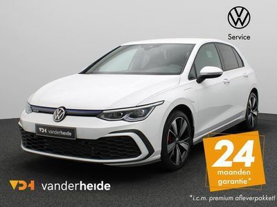 tweedehands VW Golf VIII 1.4 eHybrid GTE 245PK DSG Standkachel, stoelverwarming voor+achter, navigatie, park distance control, 18'' lichtmetaal