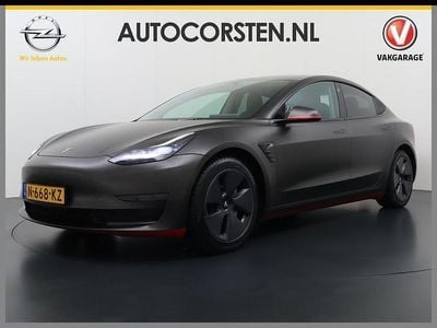 Occasion Tesla Model 3 Long Range AWD 366 kW (498 PK) 2021 Zwart (mat) Sedan