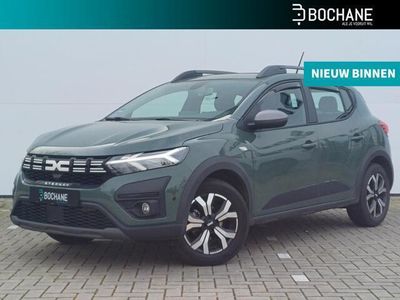 tweedehands Dacia Sandero Stepway 1.0 TCe 100 ECO-G Expression Trekhaak / Navigatie / Parkeersensoren + Camera / Lichtmetalen Velgen / Stoelverwarming / Open Dak / Climate Control