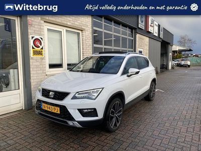 tweedehands Seat Ateca 1.5 TSI Xcellence / AUTOMAAT/ LEER/ TREKHAAK/ PANO/ 360 CAMERA/ PARK. SENSOREN/ STOEL VERWARM./ APP CONNECT/ KEYLESS/ ADAPT. CRUISE/ VIRTUAL COCKPIT/ NAVI/ CLIMA/