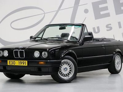 Zwart Occasion 1991 BMW 318 Cabriolet | € 19.950