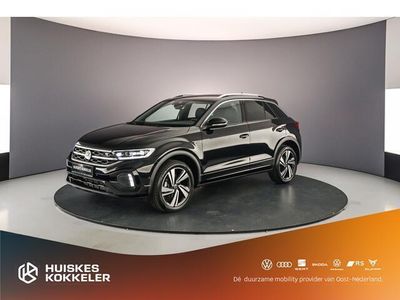 tweedehands VW T-Roc R-line 1.5 TSI 150pk DSG Automaat Adaptive cruise control, DAB, Airco, App connect, Parkeersensoren, Stoelverwarming, LED verlichting, Parkeer assistent