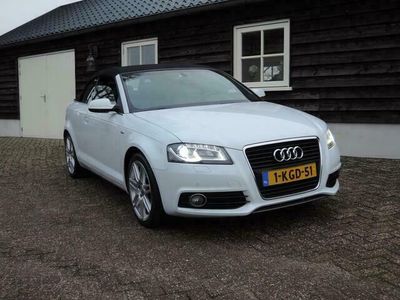 Occasion Audi A3 Cabriolet S-Line 125 PK (91 kW) 2013 Wit Cabriolet