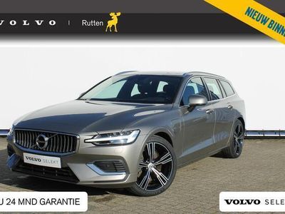 tweedehands Volvo V60 T8 455PK Automaat Long Range Recharge AWD Adaptieve Cruise Control / Apple Carplay / Verwarmbare buitenste zittingen achterbank / Verwarmbare voorstoelen / DAB+