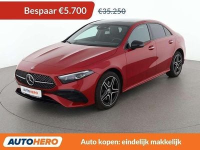 Rood Occasion 2023 Mercedes A250 AMG line Sedan | € 29.749 (Super prijs)