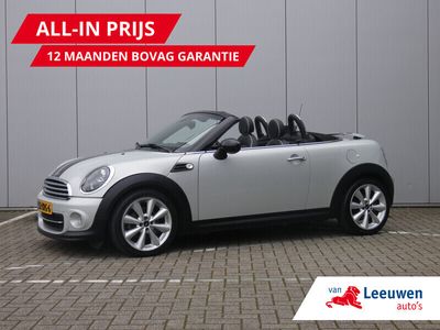 tweedehands Mini Cooper Cabriolet Roadster 1.6 Chili | NL-auto | Leder | Navigatie | Xenon | Parkeersensoren