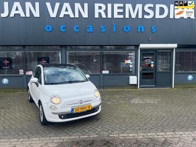 tweedehands Fiat 500 1.2 Lounge bj 2009 automaat airco panoramadak