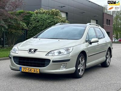 tweedehands Peugeot 407 SW 2.0-16V XS Pack Automaat*Leder*Pano*Stoelverwarming*Cruise*Airco*NAP*11-12-2024 APK*Dealer onerhouden*