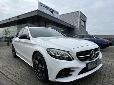 tweedehands Mercedes 200 C-KLASSE EstateEQ Hybrid AMG sport + Night pakket Aut9 trekhaak,