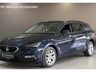 Blauw (metallic) Occasion 2022 Seat Leon Business Stationwagen | € 17.900 (Eerlijke prijs)