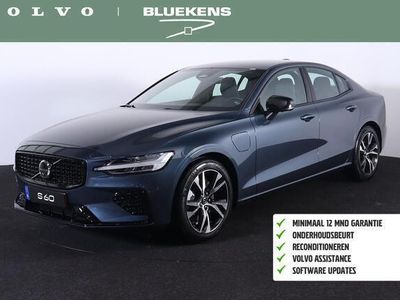 tweedehands Volvo S60 Recharge T6 AWD Plus Dark (R-Design) - 360º camera - Adaptive Cruise Control - Pilot Assist - Elektr. bedienbare voorstoelen met geheugen - Stuur- & stoelverwarming voor - Parkeersensoren voor & achter - Keyless - DAB - Google - Apple® CarPlay -