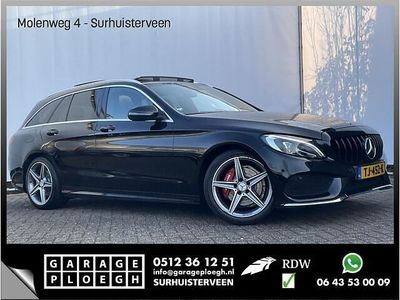 Zwart Occasion 2017 Mercedes C220 Premium Stationwagen | € 14.900 (Iets duurder)