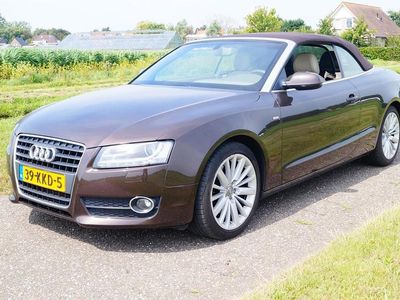 Occasion Audi A5 Cabriolet S-Line 211 PK (155 kW) 2010 Bruin Cabriolet