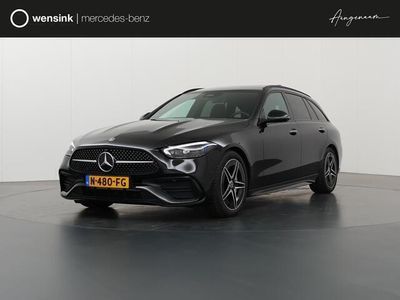 tweedehands Mercedes 200 C-KLASSE EstateLaunch Edition AMG Night | Panoramadak | Memory op voorstoelen | Burmester | Dodehoekdetectie | Trekhaak | Digital Light | Augmented reality