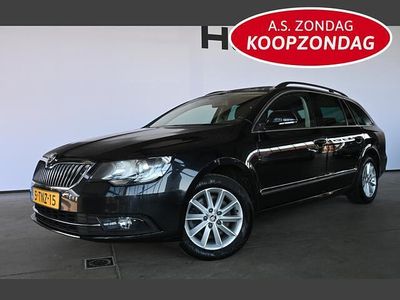 Occasion Skoda Superb Ambition 160 PK (117 kW) 2014 Zwart Stationwagen