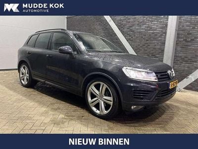 Zwart Occasion 2015 VW Touareg Terrain Tech SUV | € 27.900 (Super prijs)