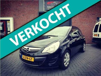 tweedehands Opel Corsa 1.2 Edition EcoFlex / AIRCO / ZWART / NIEUWE APK