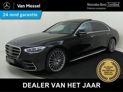 Zwart Occasion 2022 Mercedes S580 AMG line Sedan | € 124.945 (Eerlijke prijs)