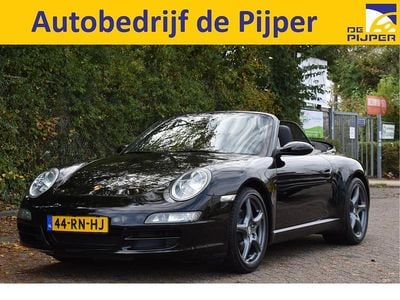 Occasion Porsche 911 Carrera Cabriolet 326 PK (239 kW) 2005 Zwart Cabriolet
