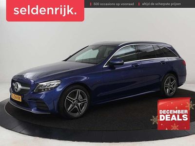 Blauw Gebruikt 2021 Mercedes C300 AMG Stationwagen | € 25.900