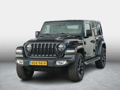 Zwart Occasion 2020 Jeep Wrangler Unlimited Sahara SUV | € 37.990