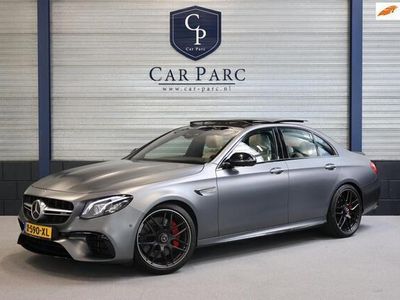 tweedehands Mercedes E63S AMG 4Matic 612+PK Premium Plus BTW/VOLL/LED/MASSAGE/SOFT/LUCHT/PANO/SFEER/360/ACC/ECC/12 MDN GARANTIE!