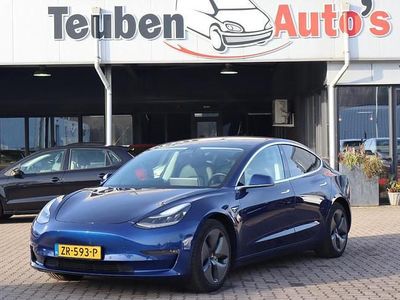 Blauw Occasion 2019 Tesla Model 3 Long Range AWD Sedan | € 18.985 (Eerlijke prijs)
