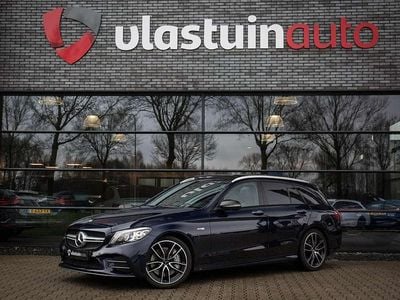Blauw, metallic lak Occasion 2019 Mercedes C43 AMG Premium Plus Stationwagen | € 49.900 (Iets duurder)