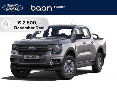 Zwart Nieuw 2025 Ford Ranger XLT Pickup | € 44.490
