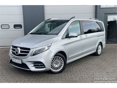 tweedehands Mercedes 220 V-klasse L2AMG Line Automaat Dubbel Cabine Lage Km Stand Trekha