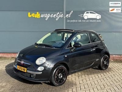 Occasion Fiat 500C Lounge 69 PK (50 kW) 2012 Zwart (metallic) Cabriolet
